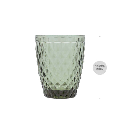 DIAMOND Trinkglas rauchgrau