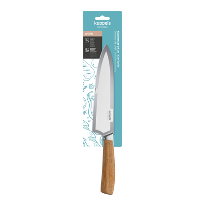 WOOD Kochmesser 8"