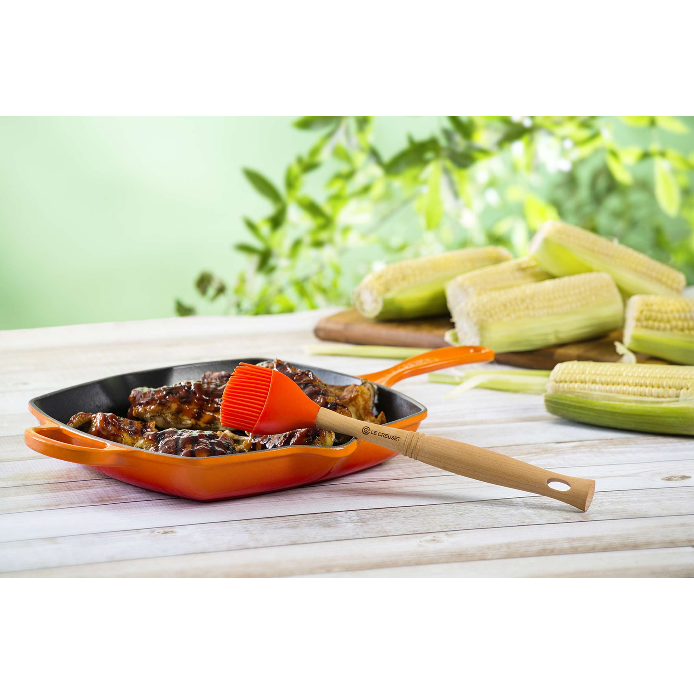 Grill Pfanne 26 cm, quadratisch