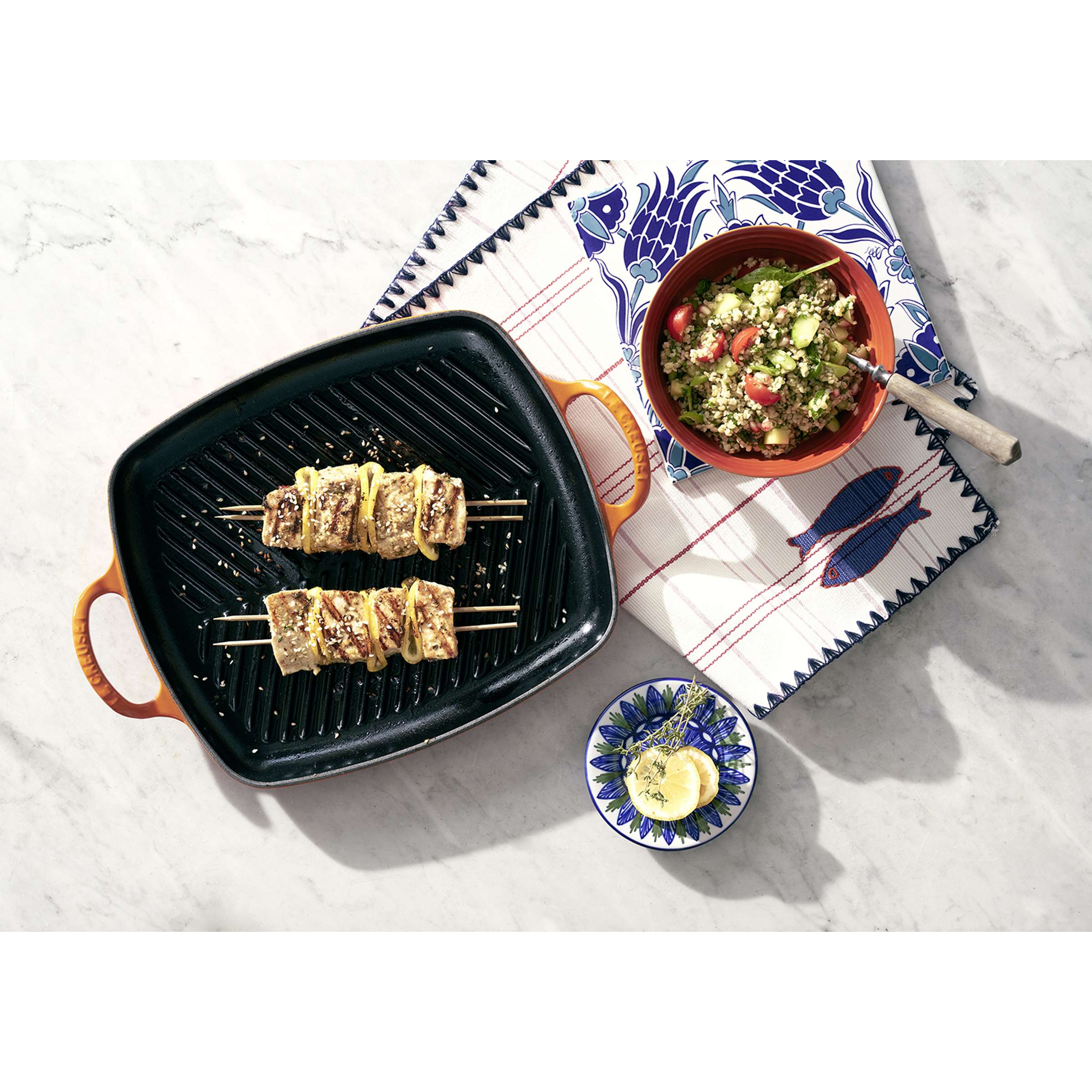 Grillplatte rechteckig 30 cm, rechteckig