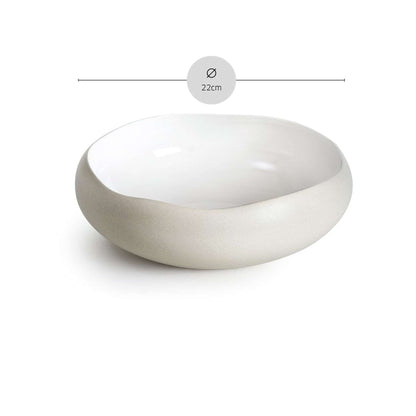 OSLO WHITE Schüssel klein weiß