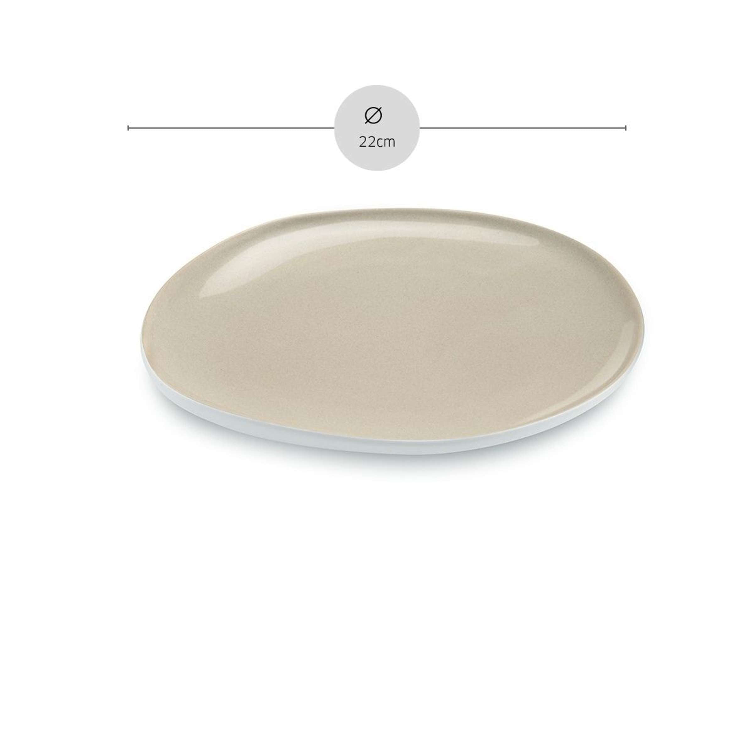 OSLO WHITE Dessertteller weiß