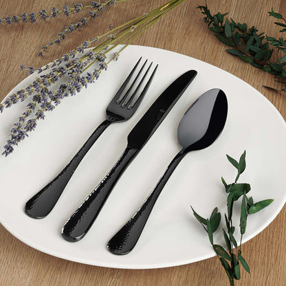 MONDO Besteckset 24-teilig PVD schwarz