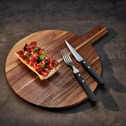 PIZZA Steakmesser Set 6-teilig schwarz