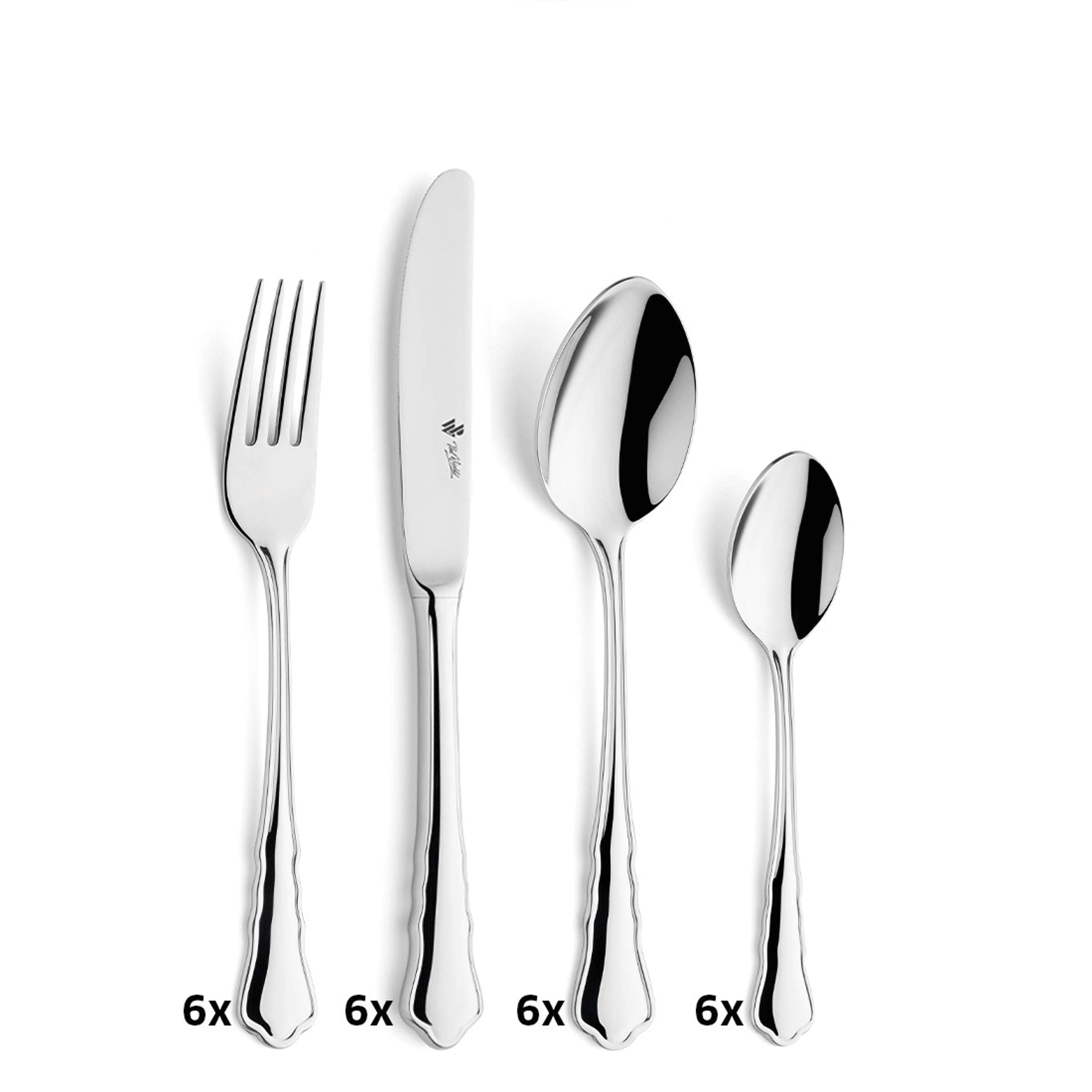 CHIPPENDALE Besteckset 24-teilig