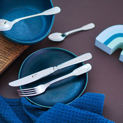 AUGSBURGER FADEN Kinderbesteck Set 4-teilig