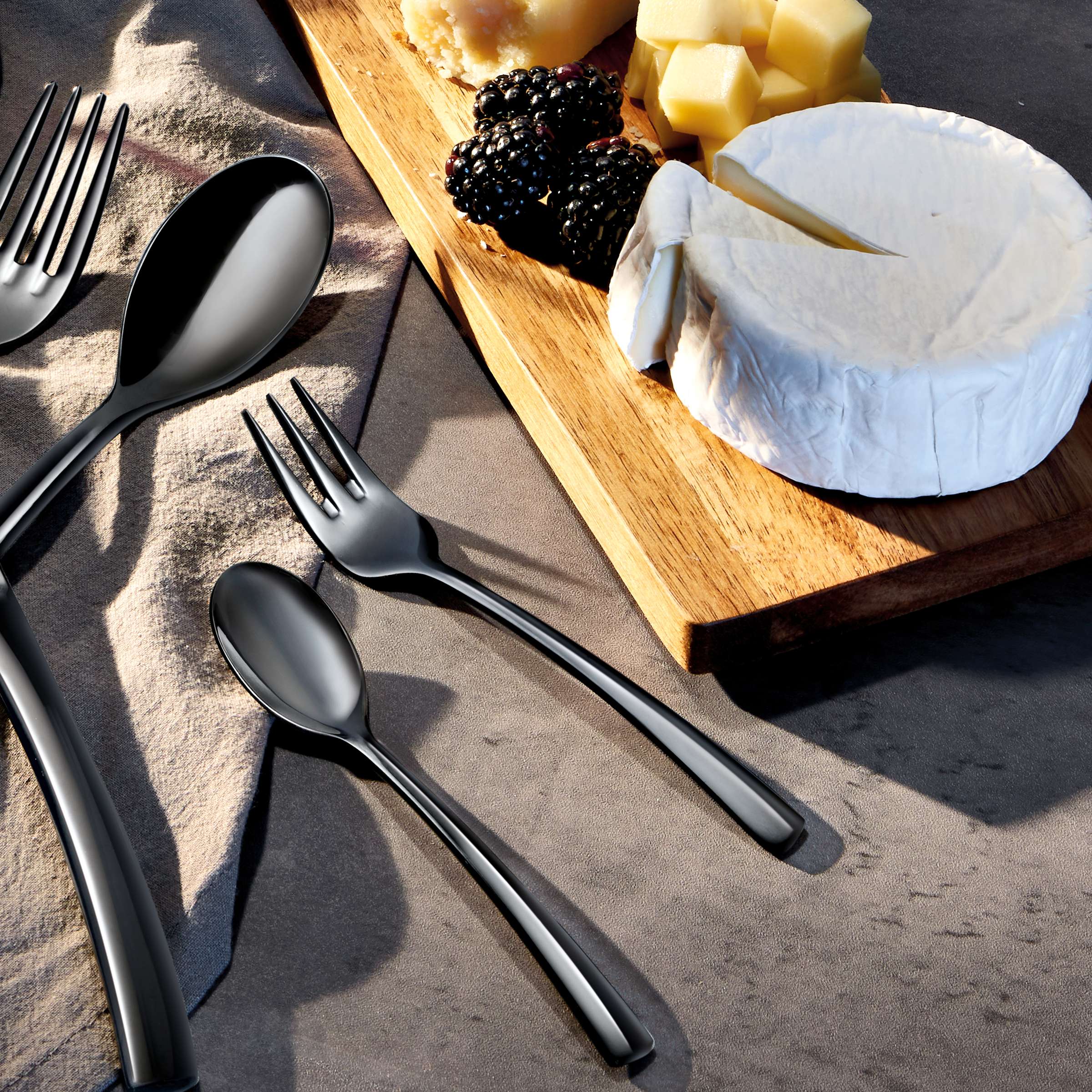 SWING Kaffeelöffel PVD schwarz