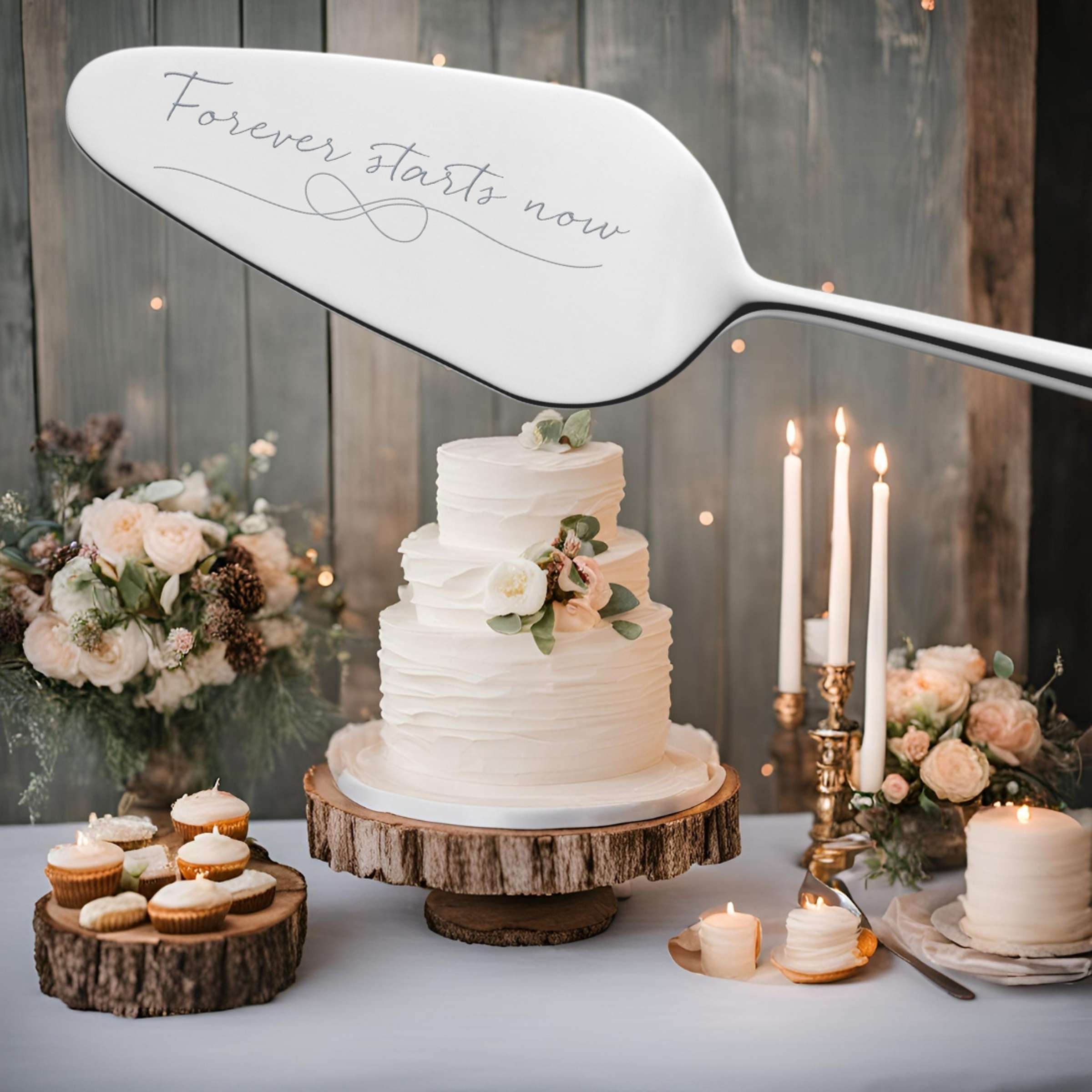 VIVENDI Tortenheber "Forever starts now"