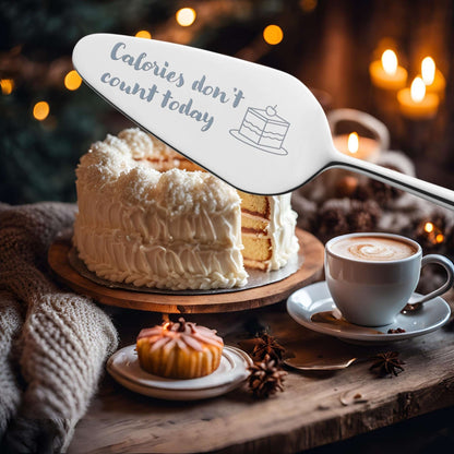 VIVENDI Tortenheber "Calories don't count today"