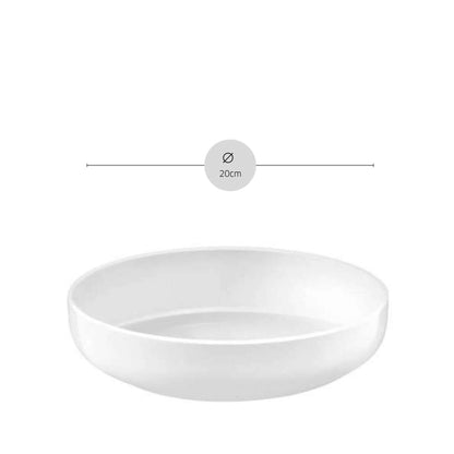 YAKA WHITE Salatteller weiß