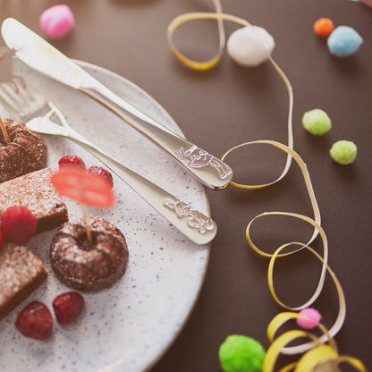 WALDFREUNDE Kinderbesteck Set 4-teilig