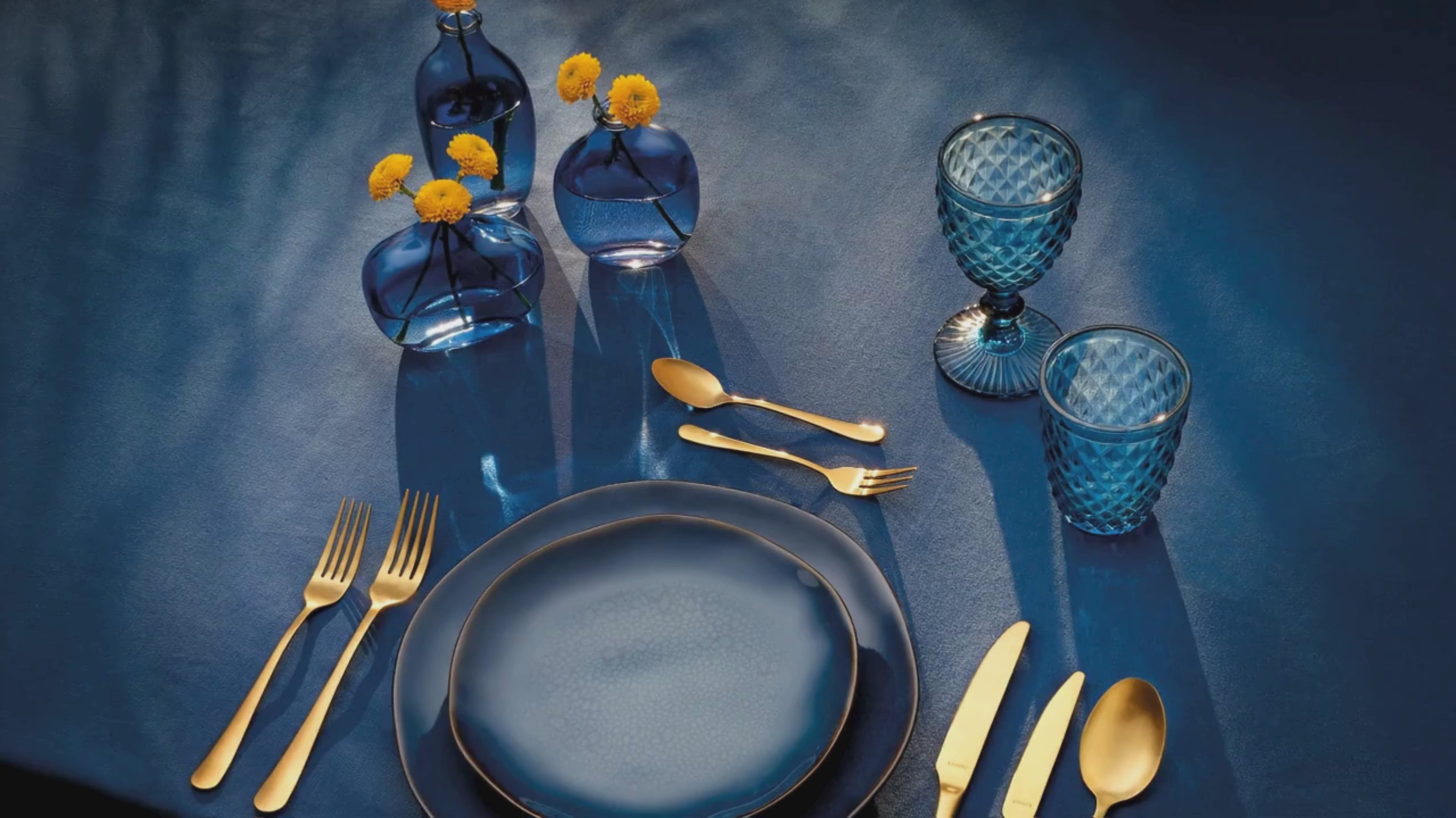 AUSTIN Besteckset 16-teilig PVD gold