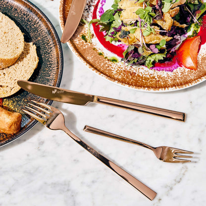 VIVENDI Besteckset 24-teilig PVD kupfer